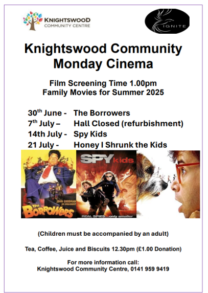 Community Cinema Summer 2025
