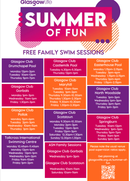Summer of Fun Swim Sessions 2025